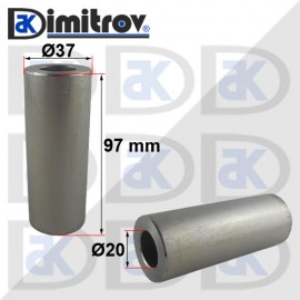 Метална втулка Ø 20 х Ø 37 х 97 mm